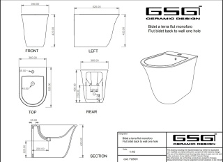 GSG bidet FLUT salvia