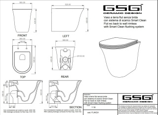 GSG miska WC FLUT biały mat