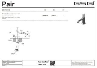 GSG bateria bidetowa LIKE ebano