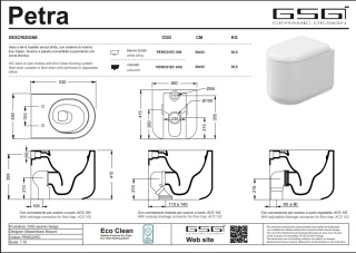GSG miska WC PETRA ice